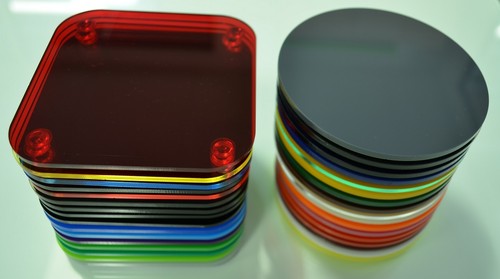 Perspex acrylic coasters - perspex,