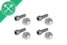 Bucket Seat Mounting Kit Silver Fits Recaro Pole Position Sparco OMP 