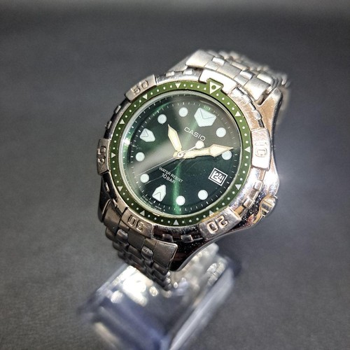 Casio diver green - casio, diver's