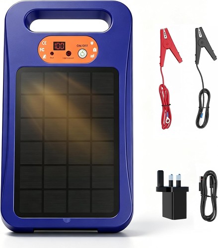 Solar electric fence energiser - solar,