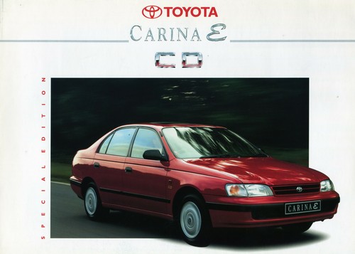 Car brochure toyota carina e - car,