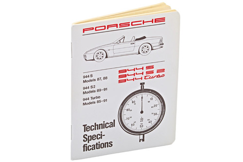 Porsche 944 tech - s2, literature