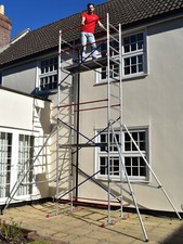DIY Scaffold Tower - Home Master Aluminium Towers - Quick Assembly - 4-7m Height