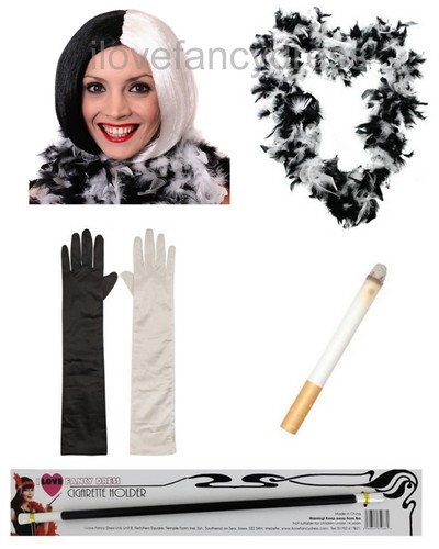 Dlx cruella kit wig gloves - cruella,
