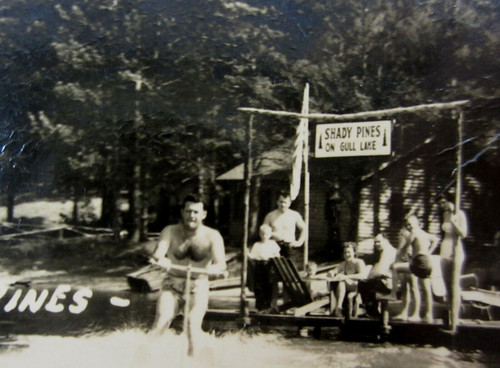 Gull lake photo postcard - photo,