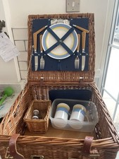 Optima 2 person picnic basket John Lewis Wicker hamper Christmas