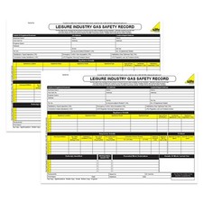 ENGINEER GAS SAFETY CHECK 2 x 50 SET PADS LEISURE BOAT INSPECTION CERTIFICATES