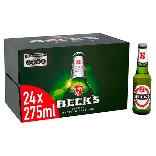 Beck beer bottle - beer, 275ml
