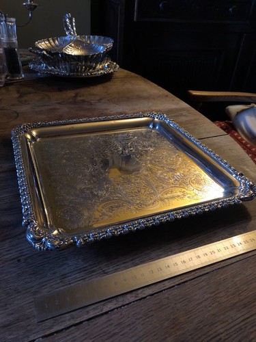 Ornate antique silver plated - antique, silver-plated