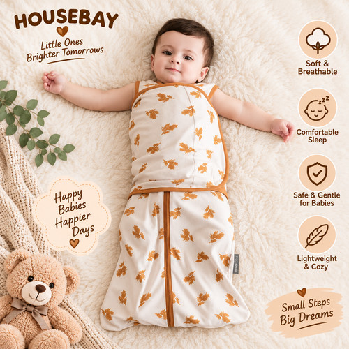 Baby swaddle sleep sack leaf - swaddle,