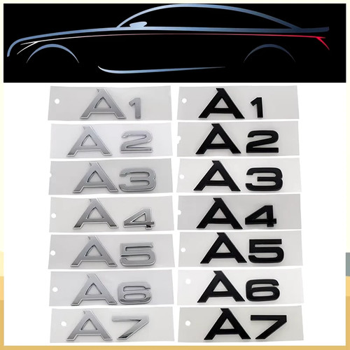 Audi rear emblem badge - audi,