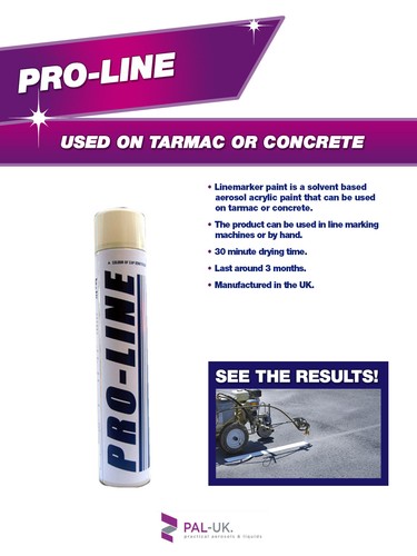 Yellow 750ml linemarker spray - 750ml,