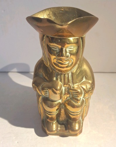 Large brass toby - , 15cm