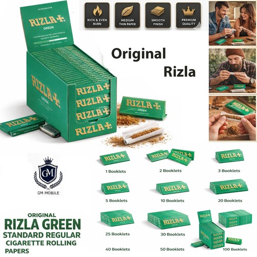 100 genuine rizla - genuine, green