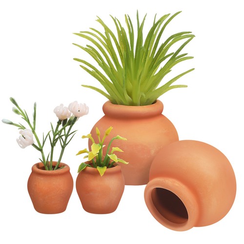 Pcs vintage terracotta pots - pcs,