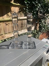 Pair  Crystal Candlesticks