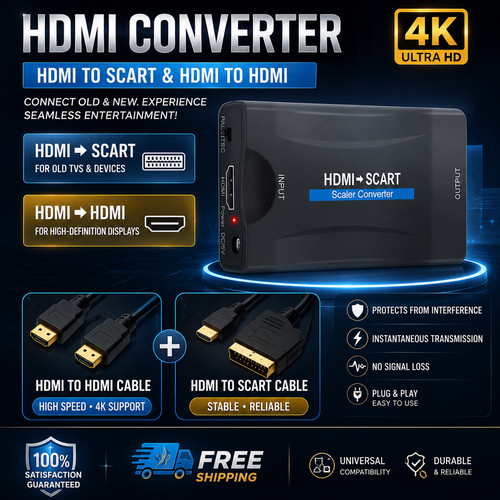 1080p hdmi scart - hdmi, to