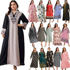 Muslim Floral Women Maxi Dress