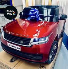 Kids Electric Ride On Car 4x4 Jeep 24v Licensed Range Rover PREMIUM CANDY RED