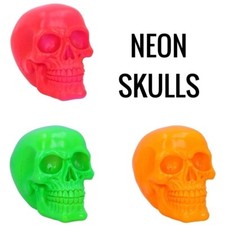 Gothic Neon Skull Ornament Sculpture Pagan Wiccan Home Decoration Skulls Gift