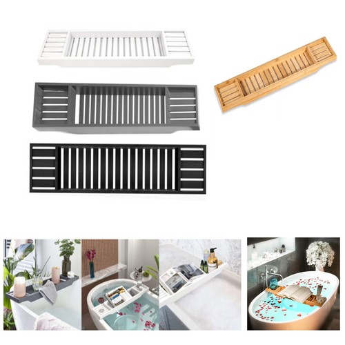 Bamboo bath caddy tray wooden - bamboo,