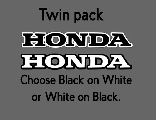 Honda tone vinyl decal - x,