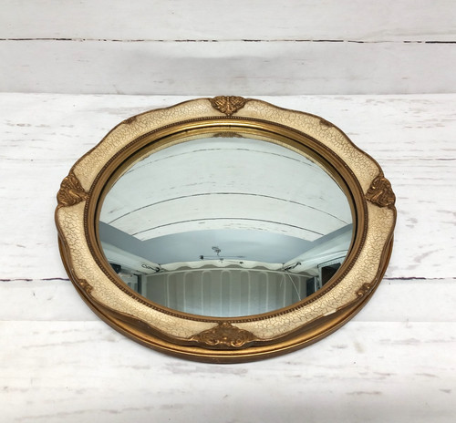 Vintage ornate round convex - vintage,