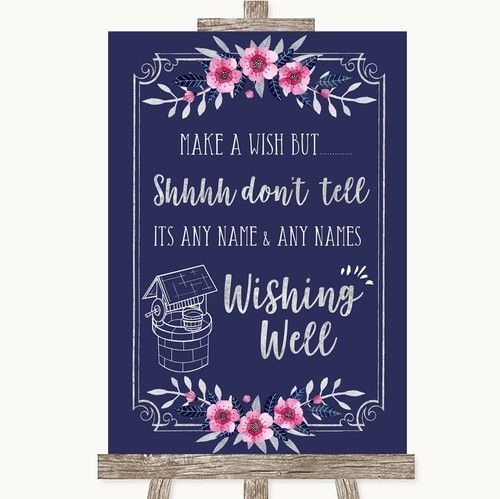 Navy blue pink - blue,