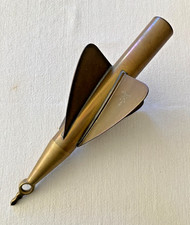 vintage brass ship's log