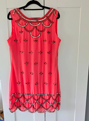 Live love coral shift - live, dress