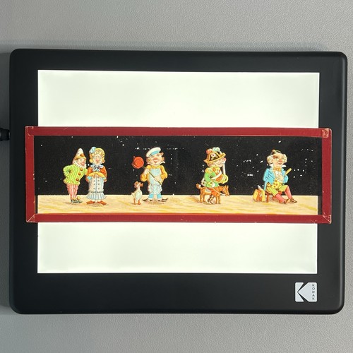 Vtg 1890s glass magic lantern - vtg,