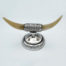 EDWARDIAN NOVELTY BULL HORNS