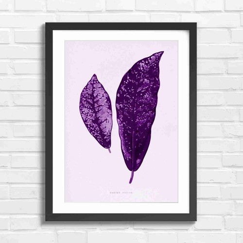 Vintage croton leaves - croton,