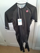 Castelli Mens Core Tri Triathlon Suit Short Sleeve Medium Black