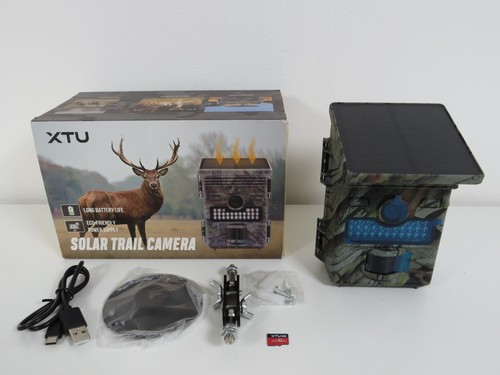 Xtu solar trail camera - solar, 4k
