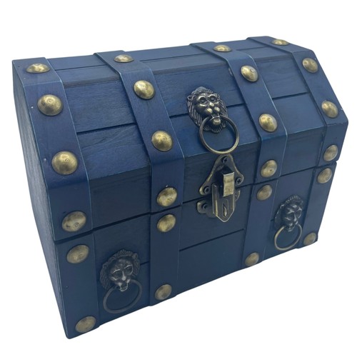 Large wooden treasure chest - wooden,