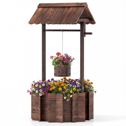 Topbuy outdoor wooden wishing - outdoor,