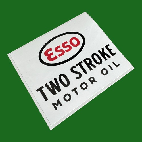 Esso two stroke oil vintage - two,