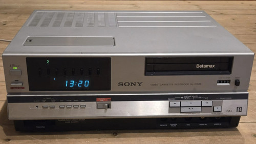 Vintage sony betamax - betamax, sl-c6ub