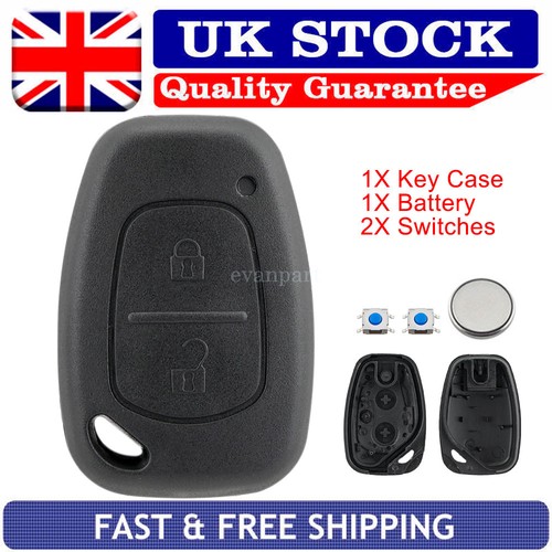 Button key fob - key, case