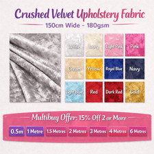 Crushed Velvet Upholstery