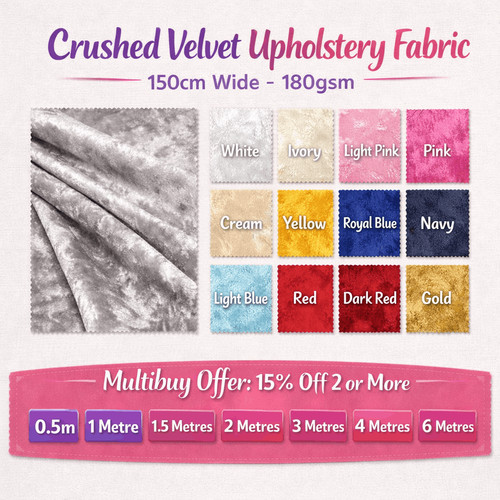 Crushed velvet upholstery - velvet,