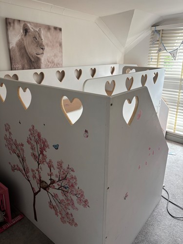 Mid sleeper bed with den - with,