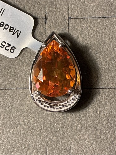 Padparadscha quartz sterling - padparadscha,