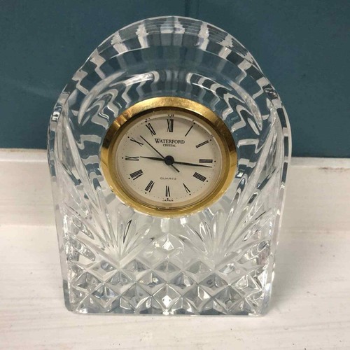 Waterford crystal clock - crystal,