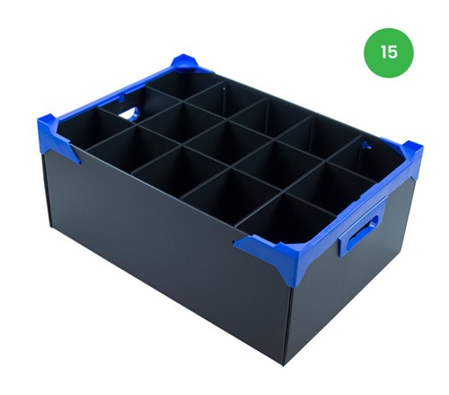 Glassware storage boxes - boxes, totes