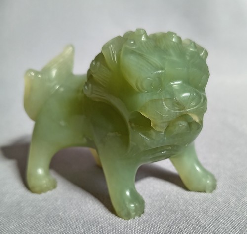 Chinese vintage green stone - vintage,