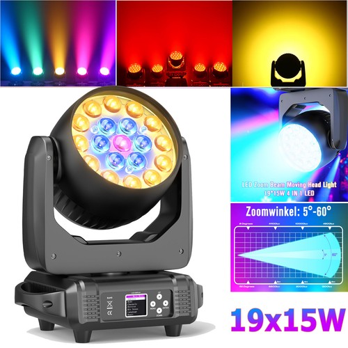 19x15w led moving head light - led,