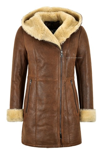 Ladies sheepskin jacket - sheepskin,