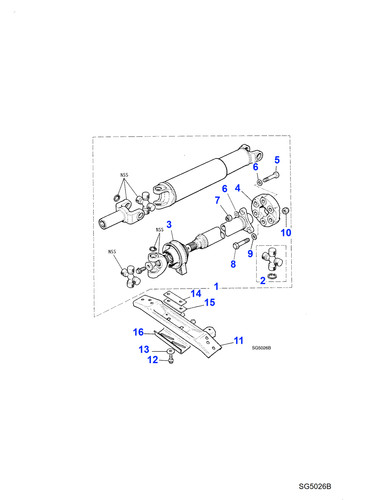 Jaguar genuine universal joint - jaguar,